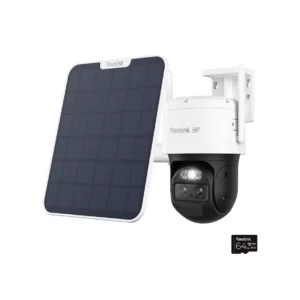 REOLINK TrackMix Auto PTZ AI 2-lens Quad HD 1440p WiFi & 4G Security Camera with Solar Panel - White