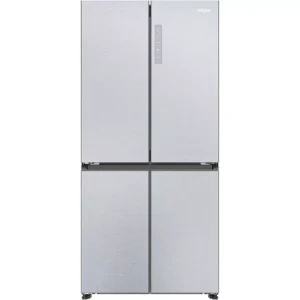 HAIER HCR3818ENMM Fridge Freezer - Platinum Inox