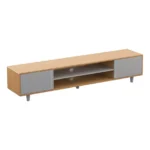 AVF Harbour FS2000HARLWG 2000 mm TV Stand - Light Wood & White