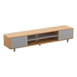 AVF Harbour FS2000HARLWG 2000 mm TV Stand - Light Wood & White