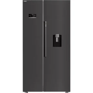 BEKO ASD2442VPZ American Style Fridge Freezer - Black