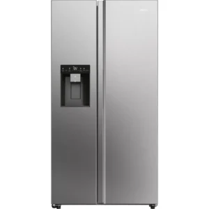 HAIER HSW79F18CIMM American-Style Smart Fridge Freezer - Platinum Inox