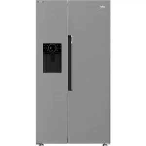 BEKO Pro HarvestFresh ASP342VPS American-Style Fridge Freezer - Stainless Steel