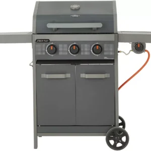 TOWER Stealth Plus T978523 3 Burner Gas BBQ - Black