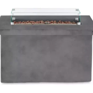 TOWER Magna Rectangular T978529 Portable Gas Fire Pit - Grey