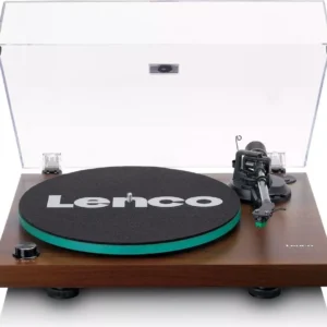 LENCO LBT-225 Belt Drive Bluetooth Turntable - Walnut