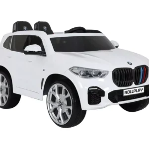 ROLLPLAY BMW X5M Premium 12 Volt Kids  Electric Ride-On Toy - White