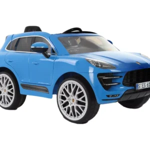 ROLLPLAY Porsche Macan 12 Volt Kids  Electric Ride-On Toy - Blue