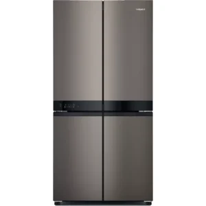 HOTPOINT Total No Frost HQ9 U2BL G Fridge Freezer - Black Inox