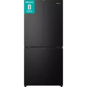 HISENSE PureFlat RQ5P470SAFD Fridge Freezer - Black Stainless Steel