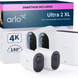 ARLO Ultra 2 XL 4K Ultra HD WiFi Security Camera System - 2 Cameras  White