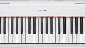 YAMAHA NP-12 Piaggero Keyboard Bundle - White