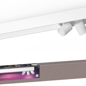 PHILIPS HUE White & Colour Ambiance Centris Ceiling Light - 3 Spot  White