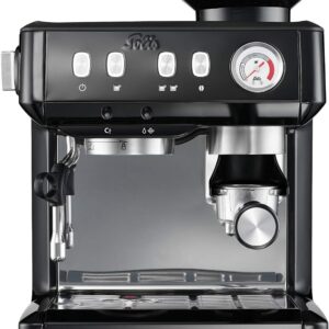 SOLIS Grind & Infuse Compact 1018 Bean to Cup Coffee Machine - Black