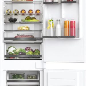 HAIER HBW5519EK Integrated Smart 70 30 Fridge Freezer - Sliding Hinge