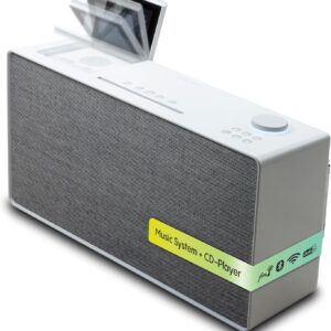 PURE Evoke Home DAB+ FM Smart Bluetooth Radio - Cotton White