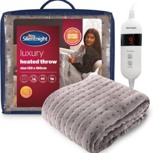 SILENTNIGHT Comfort Control Heated Throw - Blush