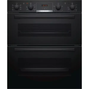 BOSCH Series 4 NBS533BB0B Electric Built-under Double Oven - Black