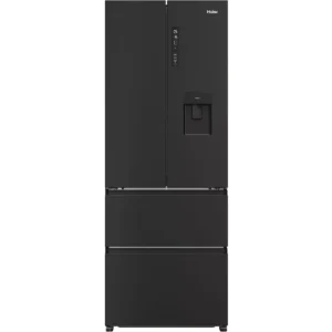 HAIER HFR5719EWPB Fridge Freezer - Slate Black