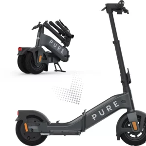 PURE ELECTRIC Pure Advance Flex Electric Folding Scooter - Mercury Grey