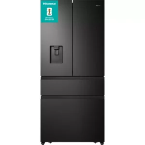 HISENSE PureFlat RF540N4WFE Fridge Freezer - Black Stainless Steel