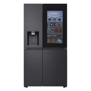 LG InstaView GSXE91EVAD American-Style Smart Fridge Freezer - Black Steel