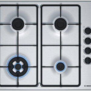 BOSCH PBH6B5B60 58 cm Gas Hob - Stainless Steel