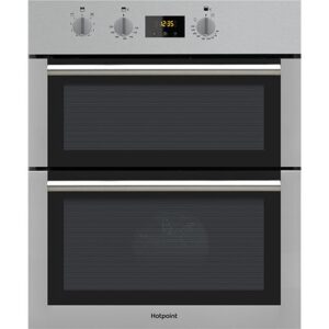 HOTPOINT Class 4 DU4 541 IX Electric Built-under Double Oven - Black & Stainless Steel