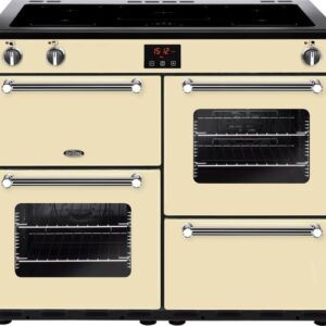 BELLING Kensington 100Ei CRM 100 cm Electric Induction Range Cooker - Cream & Chrome