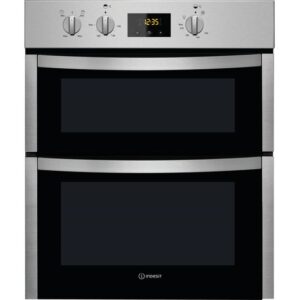 INDESIT Aria DDU 5340 C IX Electric Built-under Double Oven - Stainless Steel