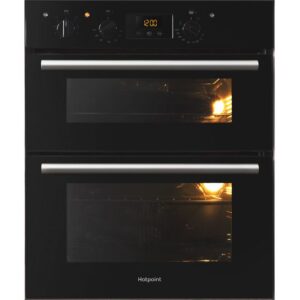 HOTPOINT Class 2 DU2 540 BL Electric Built-under Double Oven - Black