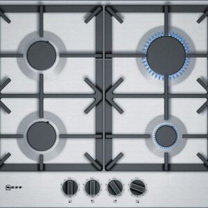 NEFF N70 T26DS49N0 58 cm Gas Hob - Stainless Steel