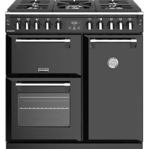 STOVES Richmond S900DF CC 90 cm Dual Fuel Range Cooker - Black
