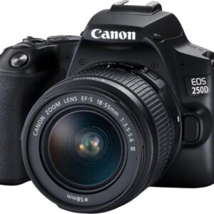 CANON EOS 250D DSLR Camera with EF-S 18-55 mm f 3.5-5.6 III Lens
