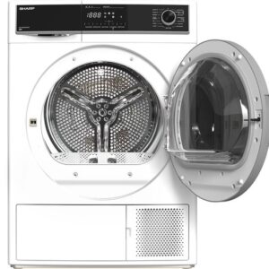 SHARP KD-HHH9S7GW2-EN 9 kg Heat Pump Tumble Dryer - White