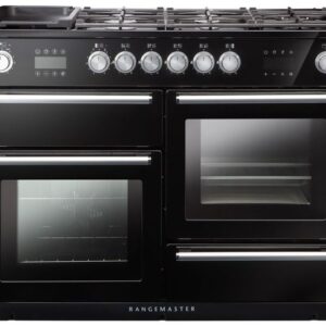 RANGEMASTER Nexus Steam 110 cm Dual Fuel Range Cooker - Black