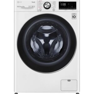 LG TurboWash 360 with AI DD V10 F6V1009WTSE WiFi-enabled 9 kg 1600 Spin Washing Machine - White