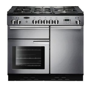 RANGEMASTER Professional+ PROP100NGFSS C Dual Fuel Range Cooker - Stainless Steel