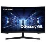 SAMSUNG Odyssey G5 LC32G55TQBUXXU Quad HD 32" Curved LED Gaming Monitor - Black