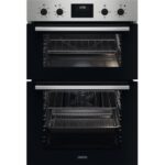ZANUSSI FanCook ZKHNL3X1 Electric Double Oven - Stainless Steel