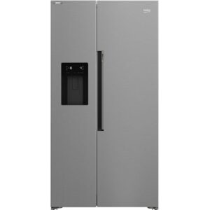 BEKO Pro HarvestFresh ASP34B32VPS American-Style Fridge Freezer - Stainless Steel