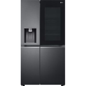 LG InstaView GSXV91MCAE American-Style Smart Fridge Freezer - Matte Black