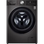 LG TurboWash 360 with Steam+ V10 F4V1012BTSE WiFi-enabled 12 kg 1400 Spin Washing Machine - Black