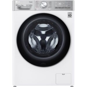 LG TurboWash 360 with Steam+ V10 F4V1012WTSE WiFi-enabled 12 kg 1400 Spin Washing Machine - White