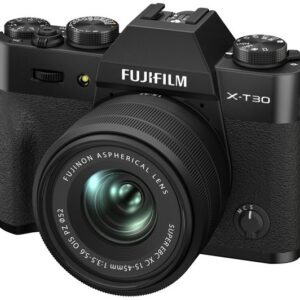 FUJIFILM X-T30 II Mirrorless Camera with FUJINON XC 15-45 mm f 3.5-5.6 OIS PZ Lens - Black