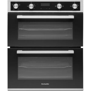 MONTPELLIER DO3550UB Built-under Double Oven - Black & Stainless Steel