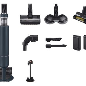 SAMSUNG Bespoke Jet Pro Extra Max 210 W Suction Power Cordless Vacuum Cleaner with All-in-One Clean Station - Midnight Blue