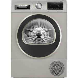 BOSCH Series 6 WQG245S9GB 9 kg Heat Pump Tumble Dryer - Silver Inox