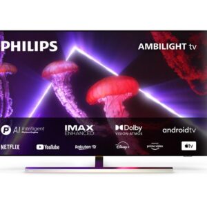 PHILIPS Ambilight 65OLED807 12 65" Smart 4K Ultra HD HDR OLED TV with Google Assistant