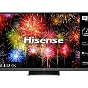 HISENSE 65U8HQTUK 65" 4K Ultra HD HDR Mini-LED ULED TV with Amazon Alexa & Google Assistant